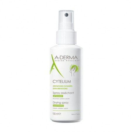 Подсушивающий и успокаивающий спрей для лица и тела A-Derma Cytelium Drying Spray Soothing для раздраженной кожи, 100 мл