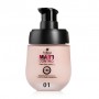 Тональный крем для лица Parisa Cosmetics Matt Control SPF 20 F-07, 01 Розово-бежевый, 50 мл