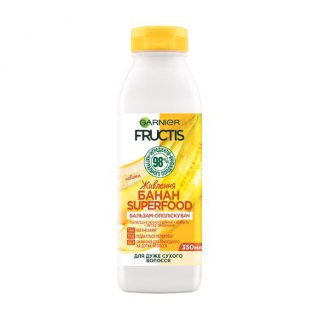 Бальзам-ополаскиватель Garnier Fructis HairFood Банан для питания очень сухих волос, 350 мл