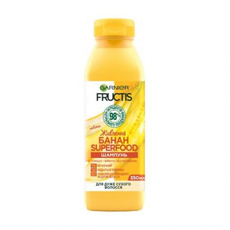 Шампунь Garnier Fructis HairFood Банан, для питания очень сухих волос, 350 мл