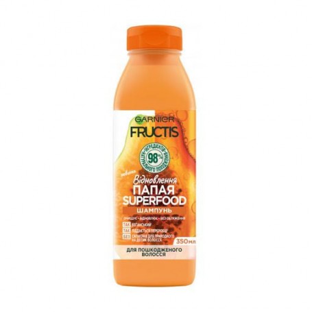 Шампунь Garnier Fructis HairFood Папайя, для восстановления поврежденных волос, 350 мл