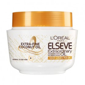 Маска L'Oreal Paris Elseve Роскошь кокосового масла, для нормальных и сухих волос, 300 мл