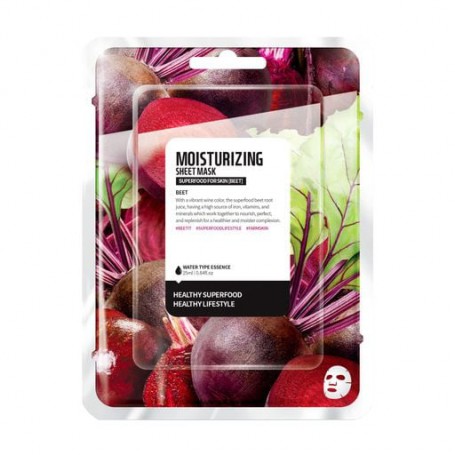 Увлажняющая тканевая маска для лица Superfood For Skin Moisturizing Sheet Mask Свекла, 25 мл