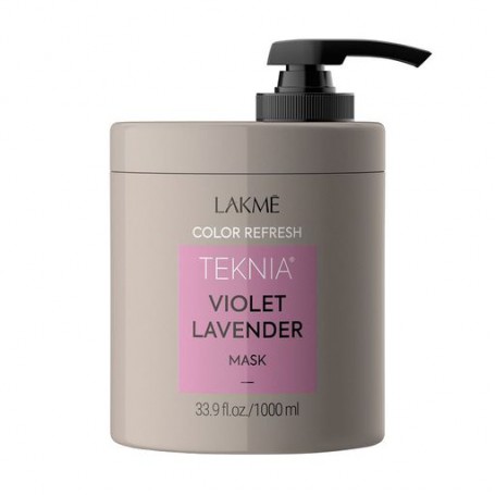 Маска для окрашенных волос фиолетовых оттенков Lakme Teknia Color Refresh Violet Lavender Treatment Mask, 1 л