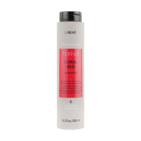 Шампунь Lakme Teknia Color Refresh Coral Red для окрашенных волос красных оттенков, 300 мл
