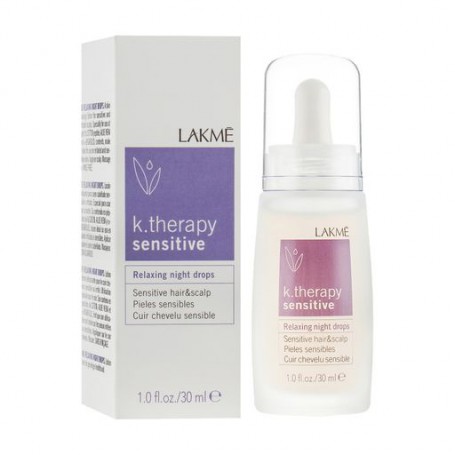Ночные капли для чувствительной кожи головы Lakme K.Therapy Sensitive Relaxing Night Drops, 30 мл