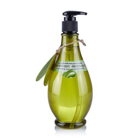 Увлажняющее жидкое фито-мыло Viva Oliva с маслом оливы, для чувствительной кожи, 275 мл