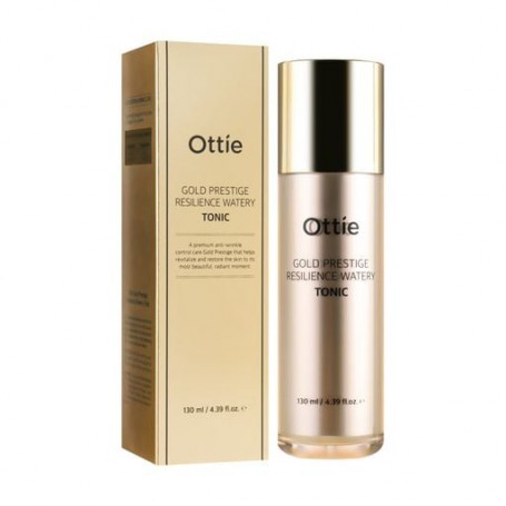 Тоник для упругости кожи лица Ottie Gold Prestige Resilience Watery Tonic, 130 мл