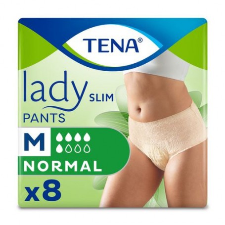 Урологические трусы женские TENA Lady Slim Pants Normal, M (75-105 см), 9 шт