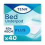 Урологические мочепоглощающие пеленки TENA Bed Underpad Plus 40x60 см, 40 шт