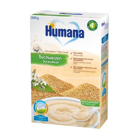 Безмолочная каша Humana Гречневая, 200 г