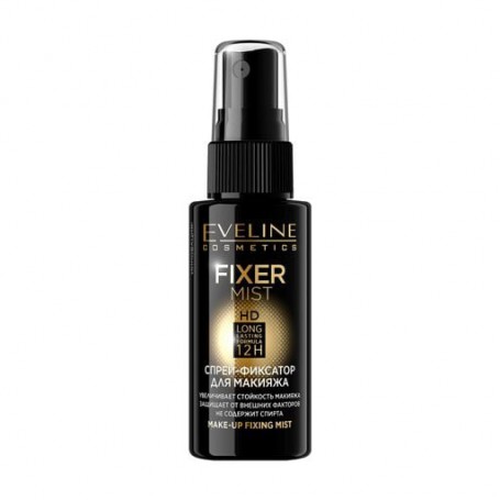 Спрей-фиксатор для макияжа Eveline Cosmetics Make-Up Fixing Mist HD Long Lasting Formula 12H, 50 мл