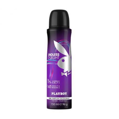 Парфюмированный дезодорант Playboy Endless Night женский, 150 мл