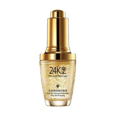 Сыворотка для лица Bioaqua 24K Gold Skin Care увлажняющая, с гиалуроновой кислотой и золотом, 30 мл