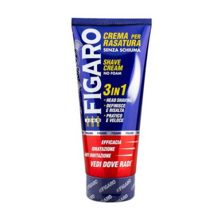 Мужской крем для бритья Figaro Shave Cream No Foam без пены, 175 мл