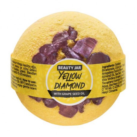 Бомбочка для ванны Beauty Jar Yellow Diamond, 150 г