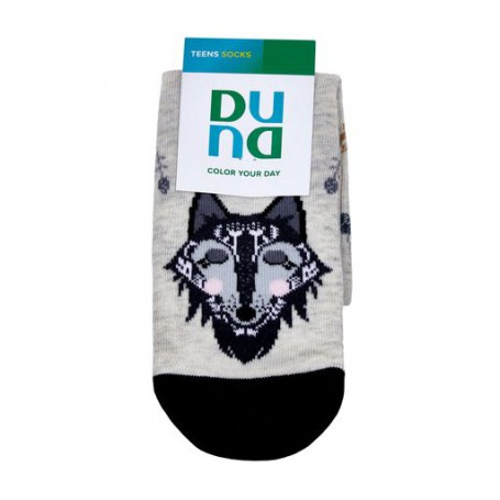 Детские носки Duna размер 16-18, серо-бежевый (4053)