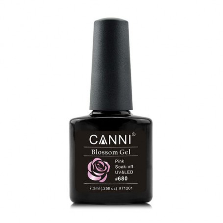 Акварельный гель-лак для ногтей Canni Blossom Gel 680 Розовый, 7.3 мл