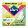 Прокладки для критических дней Libresse Натуральная забота, Супер, 18 шт