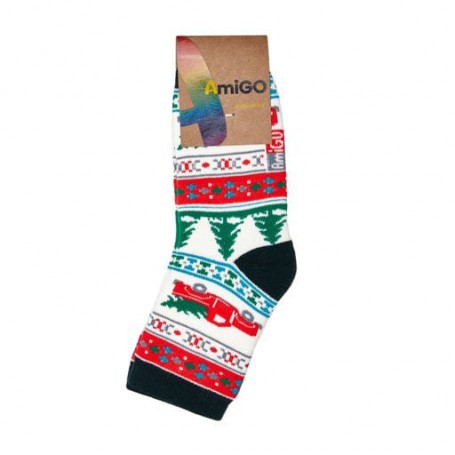 Носки детские АmiGO P2020-19 с елкой, размер 16-18