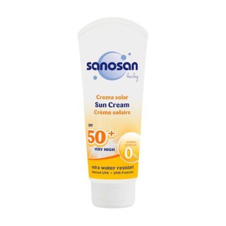 Детский солнцезащитный крем Sanosan Baby SPF 50+, 75 мл
