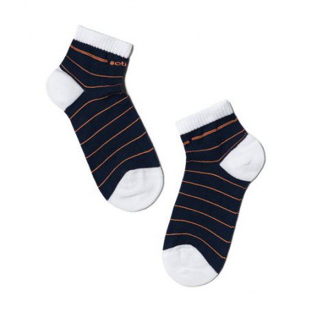 Детские носки Conte Kids Active 13С-34СП-314, темно-синий-оранжевый, размер 16