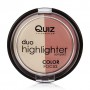 Двойной хайлайтер для лица Quiz Cosmetics Color Focus Duo Highlighter тон 40, 12 г