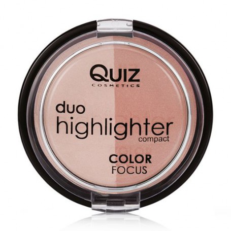 Двойной хайлайтер для лица Quiz Cosmetics Color Focus Duo Highlighter тон 20, 12 г