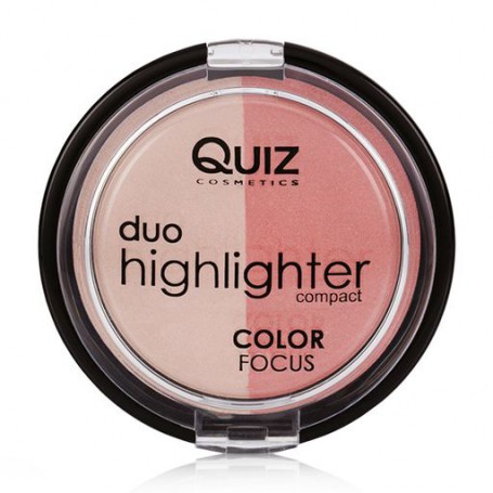 Двойной хайлайтер для лица Quiz Cosmetics Color Focus Duo Highlighter тон 50, 12 г