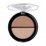 Бронзер-хайлайтер для лица TopFace Instyle Contour & Highlighter Powder, 02, 10 г