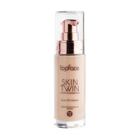 Тональный крем для лица Topface Skin Twin Cover Foundation SPF 20, с матирующим эффектом, 04 Nude, 32 мл