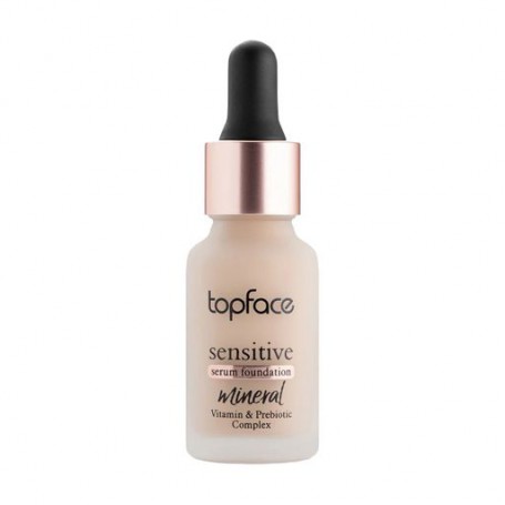 Тональная основа для лица Topface Sensitive Mineral Serum Foundation, 02 Sand Beige, 15 мл