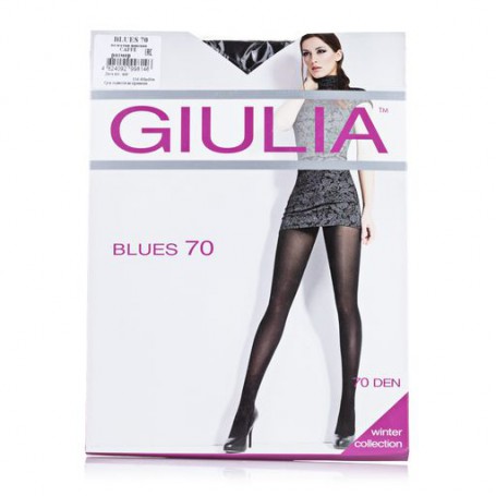 Колготки женские Giulia Blues 3D без шортиков, 70 DEN, Caffe, размер 5