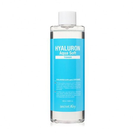 Гиалуроновый тонер для лица Secret Key Hyaluron Aqua Soft Toner увлажняющий, 500 мл