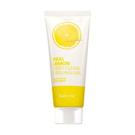 Пилинг-гель для лица FarmStay Real Lemon Deep Clear Peeling Gel с экстрактом лимона, 100 мл