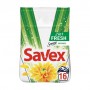 Стиральный порошок для белых и цветных вещей Savex 2 in 1 Fresh автомат, 16 стирок, 2.4 кг