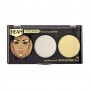 Палетка хайлайтеров для лица Hean Strobing Facial Palette, 10.5 г