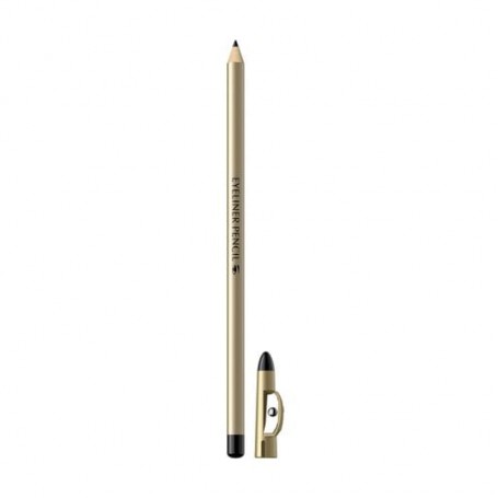 Контурный карандаш для глаз Eveline Cosmetics Eyeliner Pencil с точилкой, черный, 1.2 г
