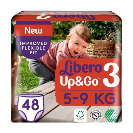 Подгузники-трусики Libero Up & Go размер 3 (5-9 кг), 48 шт