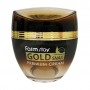 Крем для лица Farm Stay Gold Snail Premium Cream с золотом и муцином улитки, 50 мл