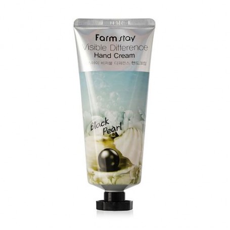 Крем для рук Farm Stay Visible Difference Hand Cream Black Pearl с экстрактом черного жемчуга, 100 мл