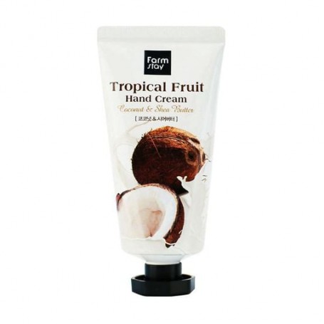 Крем для рук Farm Stay Tropical Fruit Hand Cream Coconut с кокосом, 50 мл