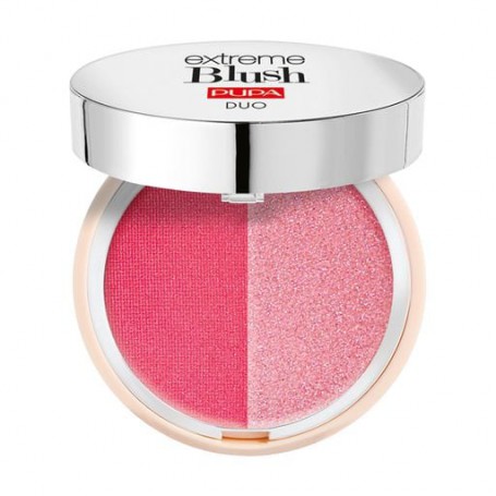 Двойные компактные румяна Pupa Extreme Blush Duo 140 Radiant Flamingo Glow Creamy, 4 г