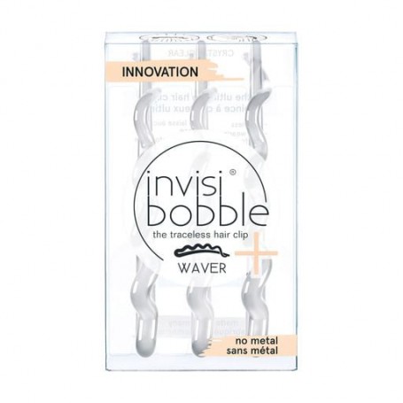 Заколка для волос Invisibobble Waver Crystal Clear прозрачная, 3 шт