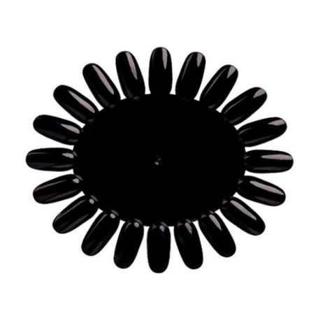Палитра для лаков Ромашка Avenir Cosmetics черная, 10 шт