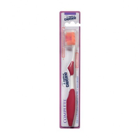Зубная щетка Pasta del Capitano Complete жесткая, бордовая, 1 шт