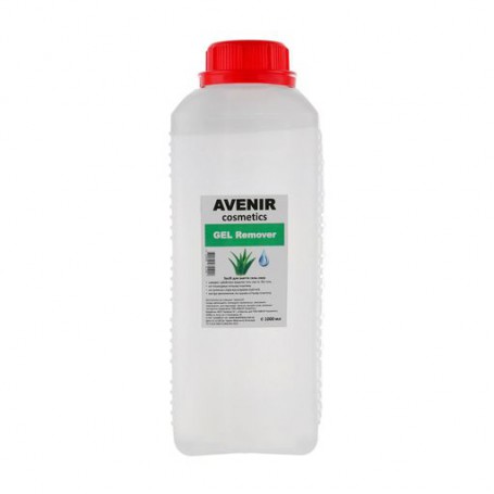 Жидкость для снятия гель-лака Avenir Cosmetics Gel Remover Алоэ, 1 л