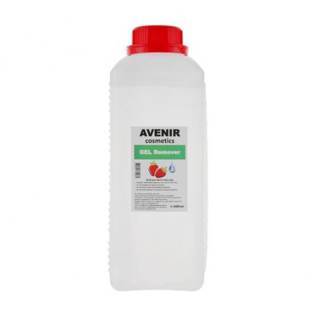 Жидкость для снятия гель-лака Avenir Cosmetics Gel Remover Клубника, 1 л