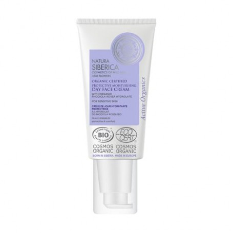 Дневной крем для лица Natura Siberica Organic Certified Protective Moisturizing Day Face для чувствительной кожи, 50 мл