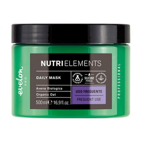 Маска для волос Evelon Pro Nutri Elements Daily Mask Органический овёс, для ежедневного использования, 500 мл